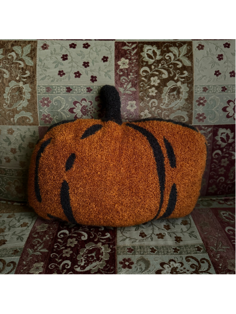 Kohlโs Orange Tufted Pumpkin Throw Pillow Fall Halloween Decor
